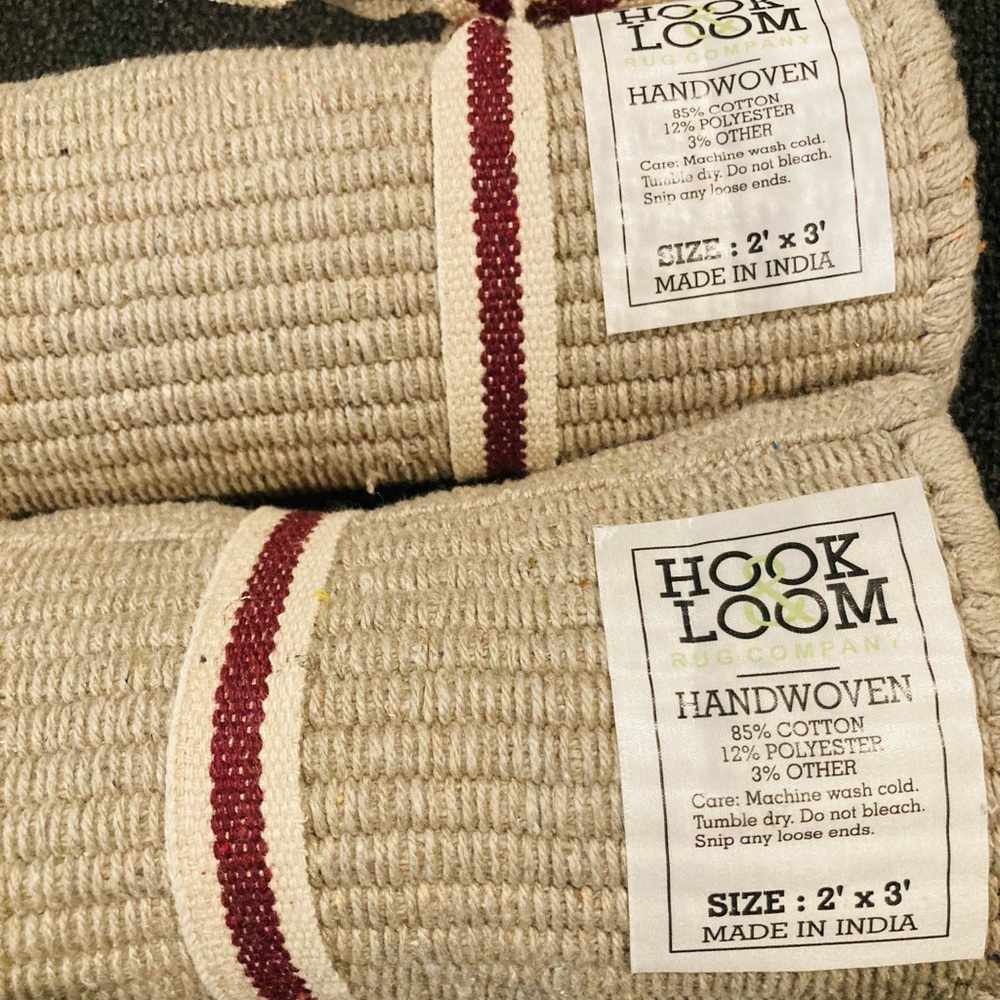 2 BRAND NEW RUGS